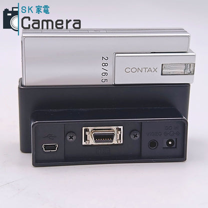 【中古】 CONTAX i4R Tessar 28ｍｍ F6.5 台座 説明書 付 コンタックス i 4R コンパクトデジタルカメラ