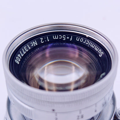 【中古】 Leitz Summicron 5cm F2 Mマウント ライツ ズミクロン Leica