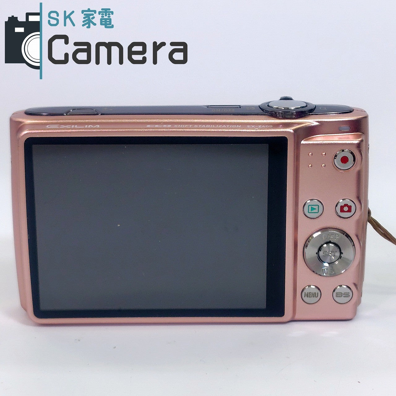 【中古】 CASIO EXILIM EX-Z400 CCD ピンク コンパクトデジタルカメラ 箱 説明書 充電器 電池 等付属 カシオ エクシリム