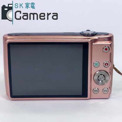 【中古】 CASIO EXILIM EX-Z400 CCD ピンク コンパクトデジタルカメラ 箱 説明書 充電器 電池 等付属 カシオ エクシリム