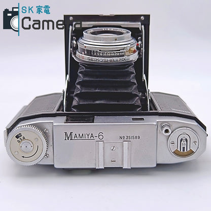 MAMIYA-6 AUTOMATIC MODEL2 SEKOR 7.5cm F3.5 蛇腹カメラ マミヤ オートマット2 元箱付 シリアル一致