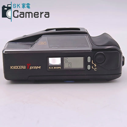 【中古】 KYOCERA Tscope Tessar 35ｍｍ F2.8 京セラ T スコープ コンパクトフィルムカメラ