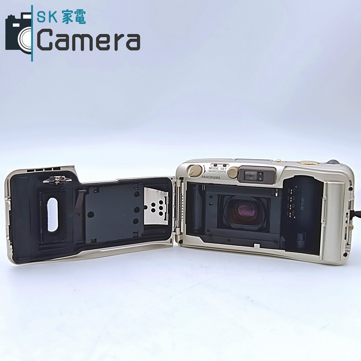 【中古】 OLYMPUS μ [mju:] ZOOM 115 DELUXE オリンパス ミュー 箱 専用三脚 箱 付 コンパクトフィルムカメラ