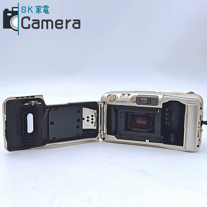 【中古】 OLYMPUS μ [mju:] ZOOM 115 DELUXE オリンパス ミュー 箱 専用三脚 箱 付 コンパクトフィルムカメラ