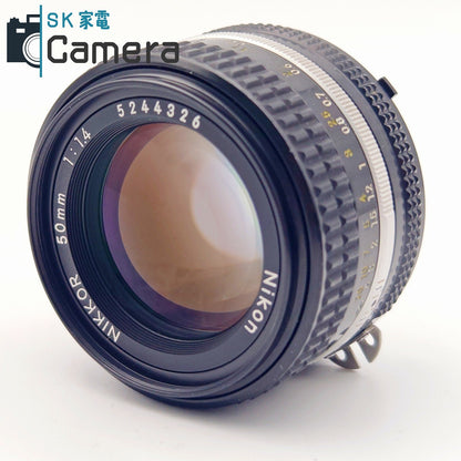 【中古】 NIKON NIKKOR 50ｍｍ F1.4 Ai-s ニコン 2026年1月清掃済
