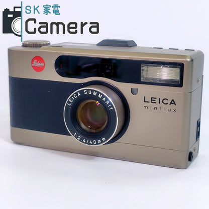 【中古】 Leica minilux SUMMARIT 40ｍｍ F2.4 ライカ ミニルックス 箱 ケース テスト用フィルムにて確認済 18 006