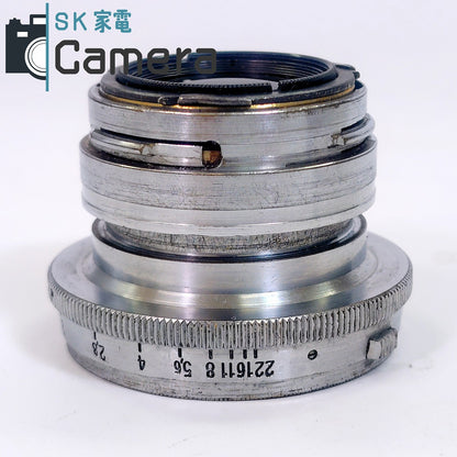 【中古】 Carl Zeiss Jena Sonnar 5cm F2 カールツァイス イエナ CONTAX コンタックス