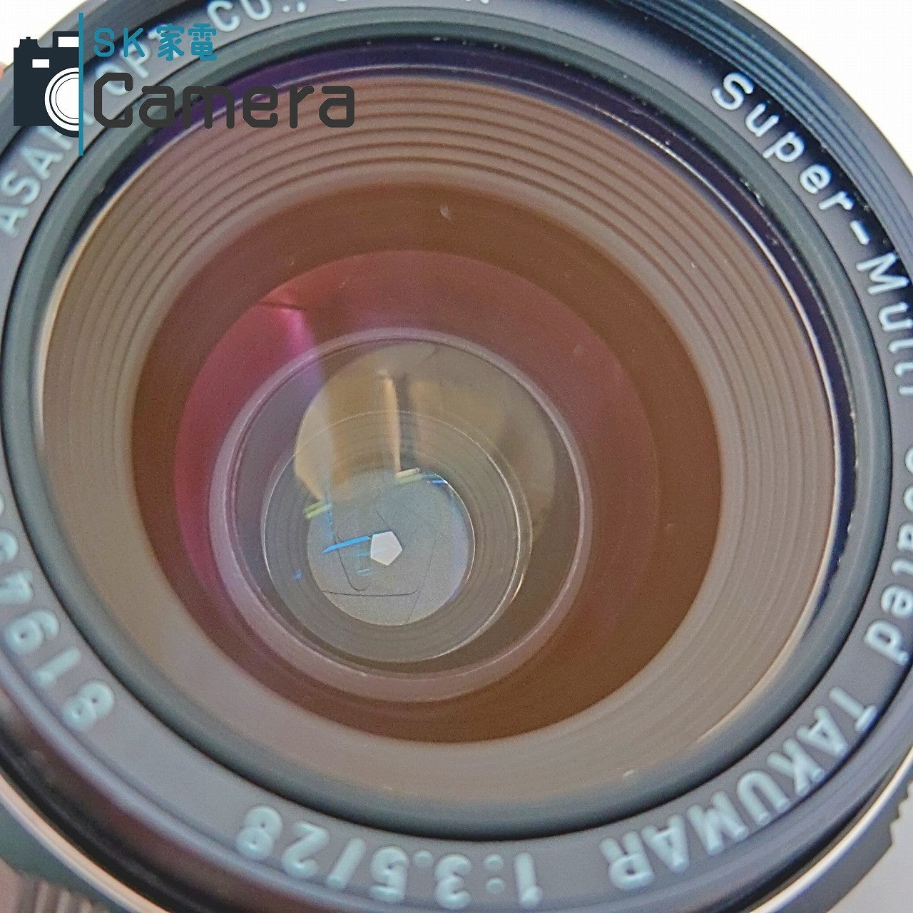 【中古】 PENTAX Super-Multi-Coated TAKUMAR 28ｍｍ F3.5 M42 フード付き 良品