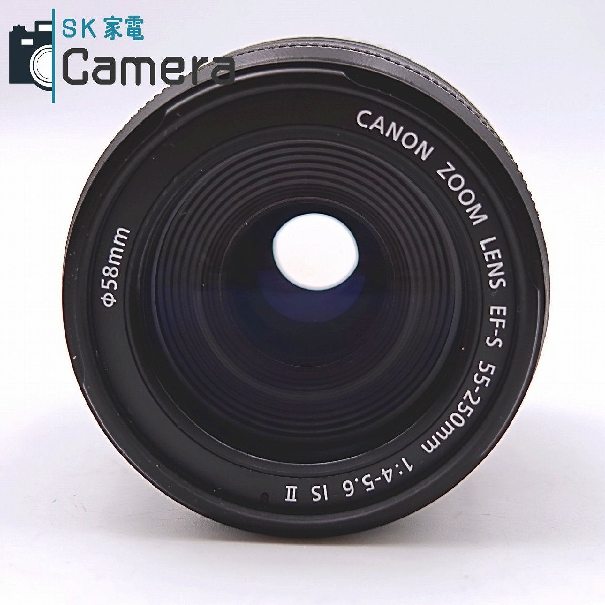 Canon EF-S 55-250ｍｍ F4-5.6 IS II ET-60 フード キャップ付 美品 キャノン