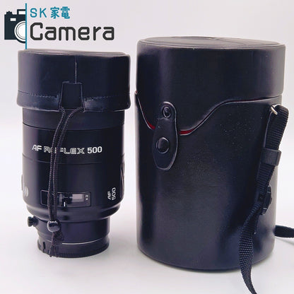 【中古】 MINOLTA AF REFLEX 500ｍｍ F8 ミノルタ ケース ND4ｘ NORMALフィルター 付 美品