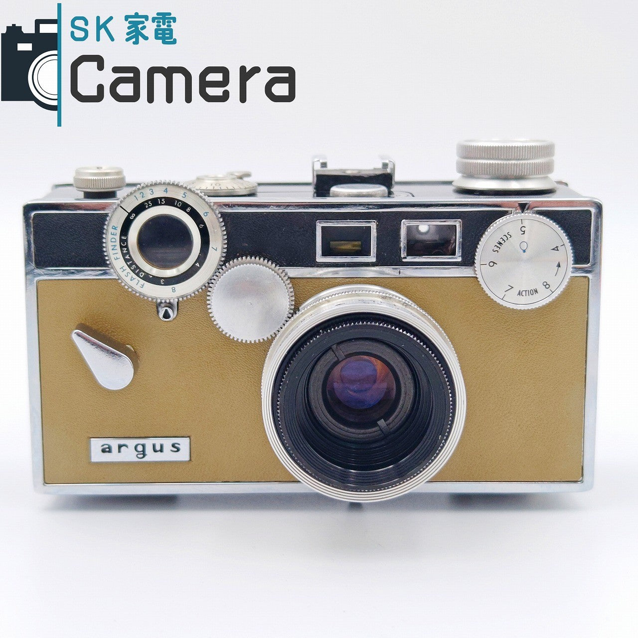 【中古】 argus 50mm F3.5 アーガス MADE IN USA レンジファインダー