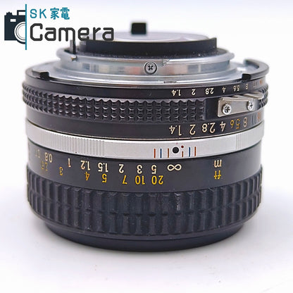 【中古】 Nikon NIKKOR 50ｍｍ F1.4 Ai-s 2026年7月レンズ内清掃済 ニコン