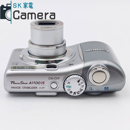 【中古】 Canon PowerShot A1100 IS キャノン パワーショット コンパクトデジタルカメラ 単三電池で動きます