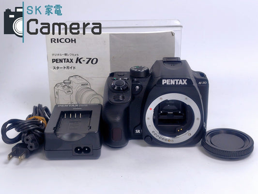 【中古】 PENTAX K-70 ボディ 電池 充電器付 ショット数約650 ペンタックス