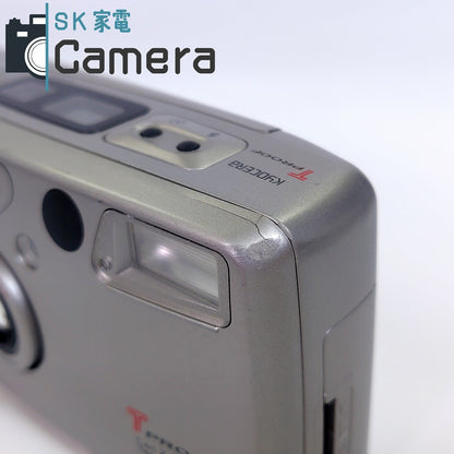 【中古】 KYOCERA TPROOF Tessar 35ｍｍ F3.5 T＊ コンパクトフィルムカメラ テスト用フィルムにて確認済 京セラ ティープルーフ T PROOF