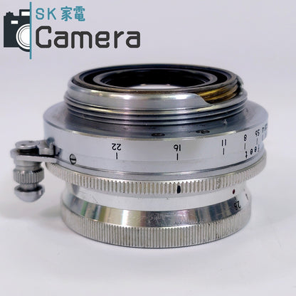【中古】 Topcor 3.5cm F2.8 L39 Tokyo Kogaku 東京光学 トプコン トプコール