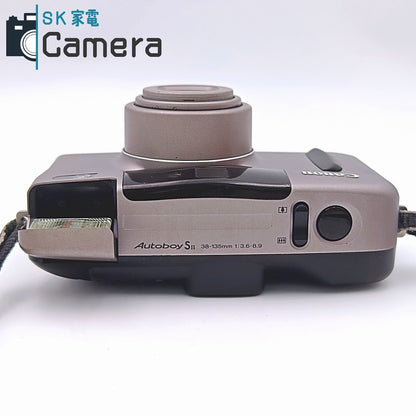 【中古】 Canon Autoboy SII PANORAMA AiAF テスト用フィルムにて確認済み キャノン オートボーイ コンパクトフィルムカメラ 箱付