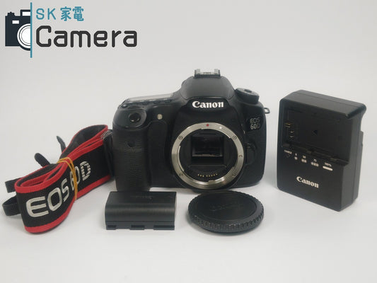 【中古】 Canon EOS 60D 電池 充電器 ストラップ付 キャノン