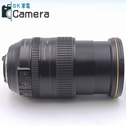 【中古】 Nikon N AF-S NIKKOR 24-120ｍｍ F4 G ED VR キャップ フード付 ニコン