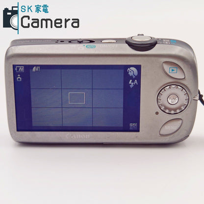 【中古】 Canon IXY DIGITAL 510 IS コンパクトデジタルカメラ シルバー イクシー 充電器付 PC1356