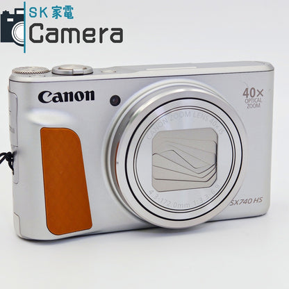 【中古】 Canon PowerShot SX740 HS キャノン パワーショット コンパクトデジタルカメラ 電池 SD64GB 付 美品
