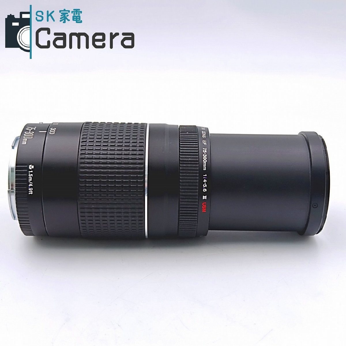 Canon EF 75-300ｍｍ F4-5.6 III USM キャノン キャップ付