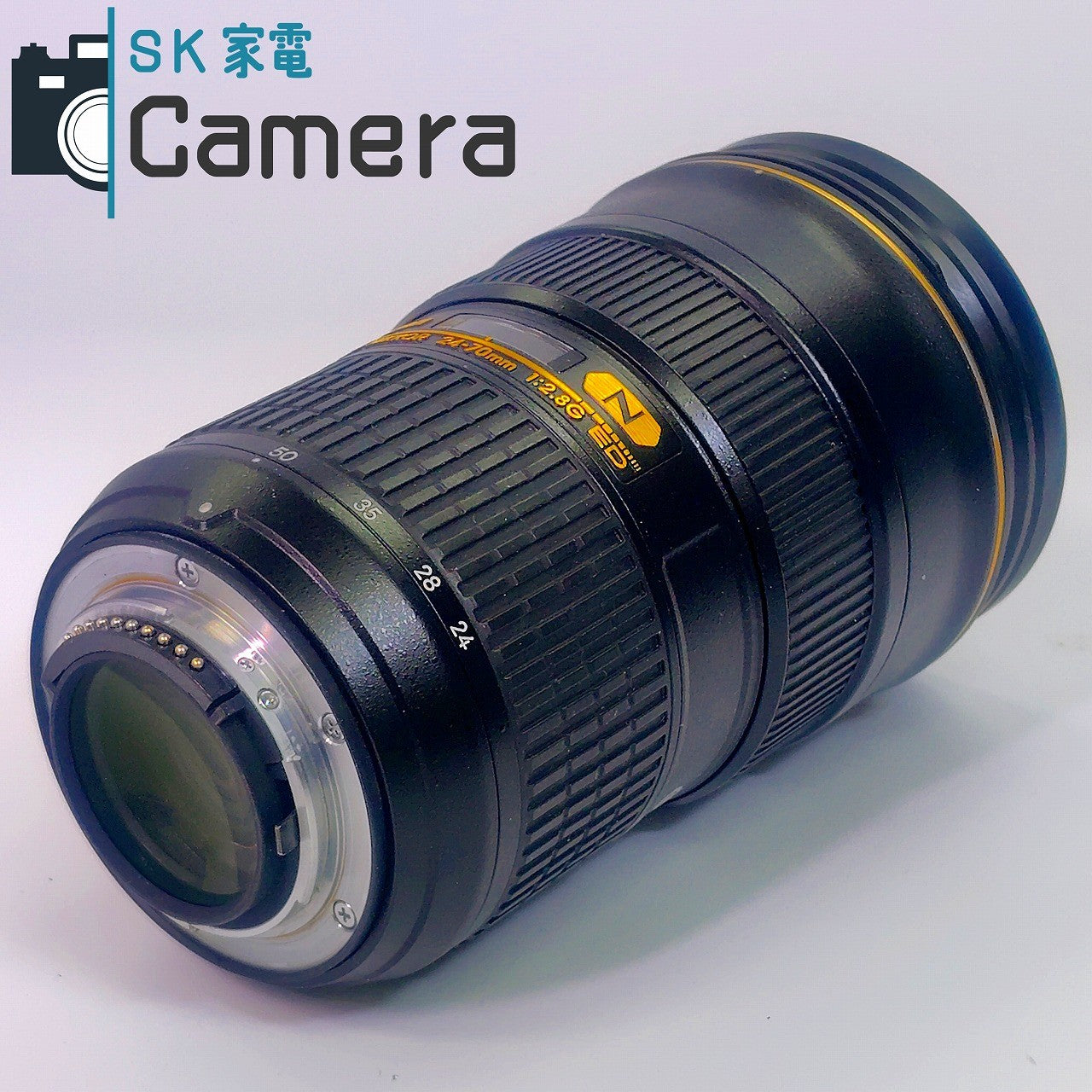 【中古】 Nikon N AF-S NIKKOR 24-70ｍｍ F2.8 G ED HB-40 フード フィルター 付 外観美品 良 ニコン