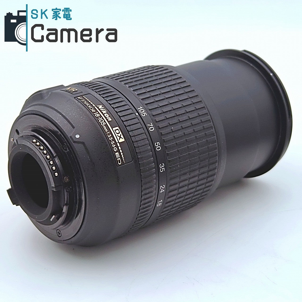 【中古】 Nikon DX AF-S NIKKOR 18-105ｍｍ F3.5-5.6 G ED VR HB-32 フード付 ニコン 美品