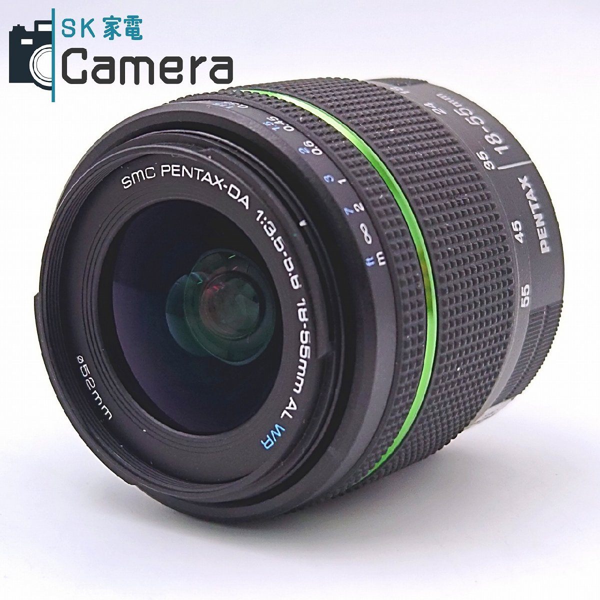 PENTAX K-x ホワイト SMC PENTAX-DA 18-55ｍｍ F3.5-5.6 AL WR ショット数約3000回 単三電池駆動 ペンタックス