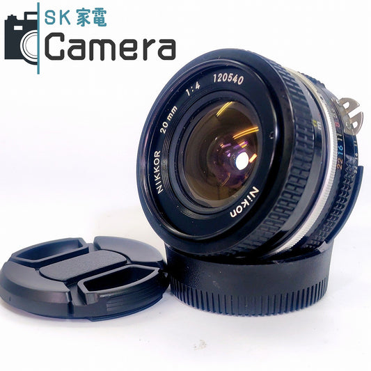 Nikon NIKKOR 20ｍｍ F4 Ai ニコン キャップ付