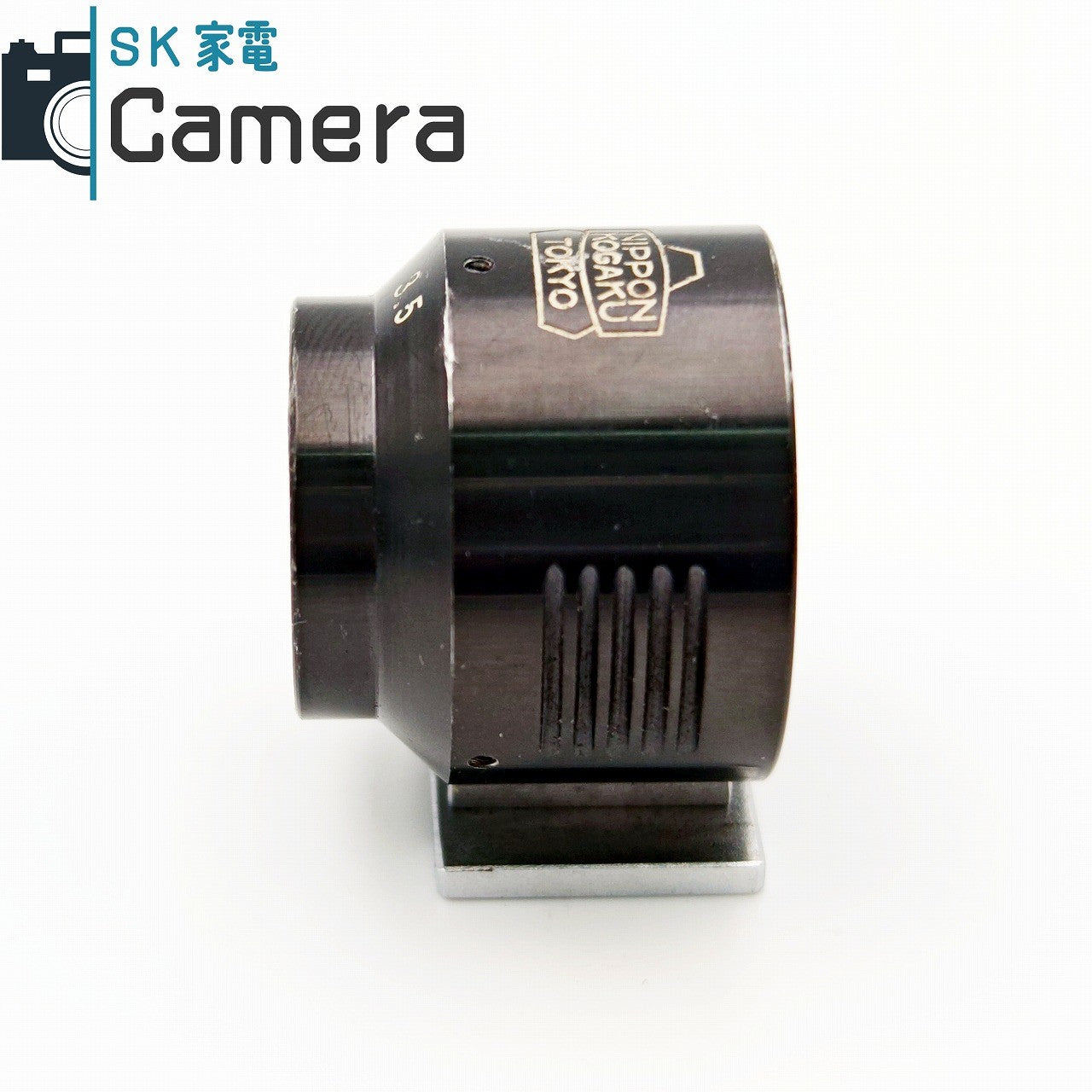 【中古】 NIKON NIPPON KOGAKU TOKYO 3.5cm FINDER BLACK 外付け ビューファインダー ブラック 革ケース付 NIKON ニコン