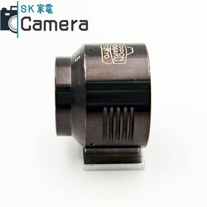 【中古】 NIKON NIPPON KOGAKU TOKYO 3.5cm FINDER BLACK 外付け ビューファインダー ブラック 革ケース付 NIKON ニコン