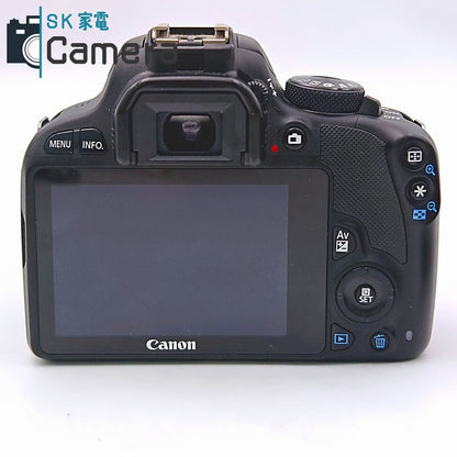 【中古】 Canon EOS Kiss X7 EF-S 18-55ｍｍ F3.5-5.6 IS STM EF-S 55-250ｍｍ F4-5.6 IS II ショット数約3100 ダブルレンズ 美品