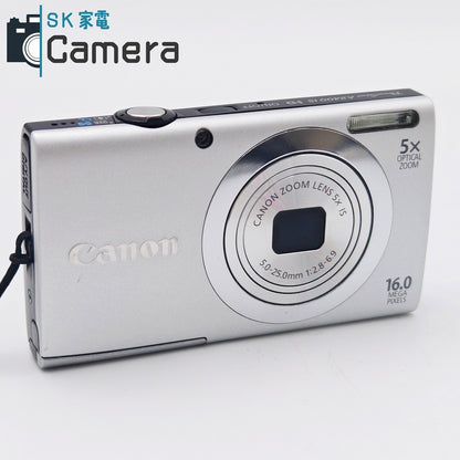 【中古】 Canon PowerShot A2400 IS HD キャノン パワーショット コンパクトデジタルカメラ 箱 充電器付 PC1731