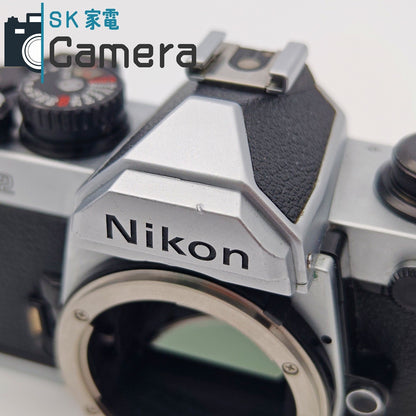 【中古】 Nikon FM2 シルバー シャッター 露出 動作 ニコン