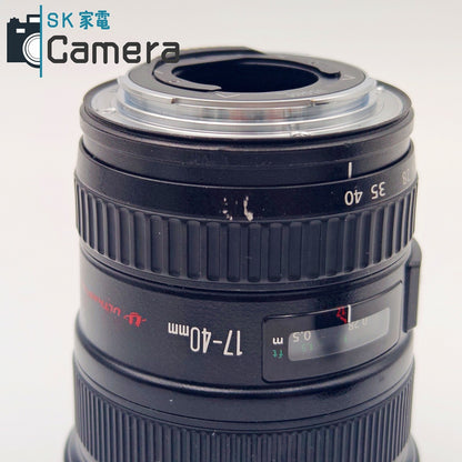 【中古】 Canon EF 17-40ｍｍ F4 L USM EW-83E フード付 キャノン