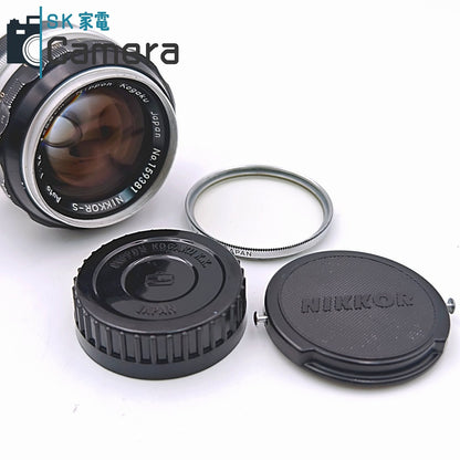 【中古】 Nikon NIKKOR-S Auto 5.8cm F1.4 非Ai PAT.PEND. ニコン キャップ付