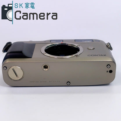 【中古】 CONTAX G1 ROM改造 シンクロターミナルキャップ RTS-G1 付 テスト用フィルムにて確認済 説明書 ストラップ 付 コンタックス