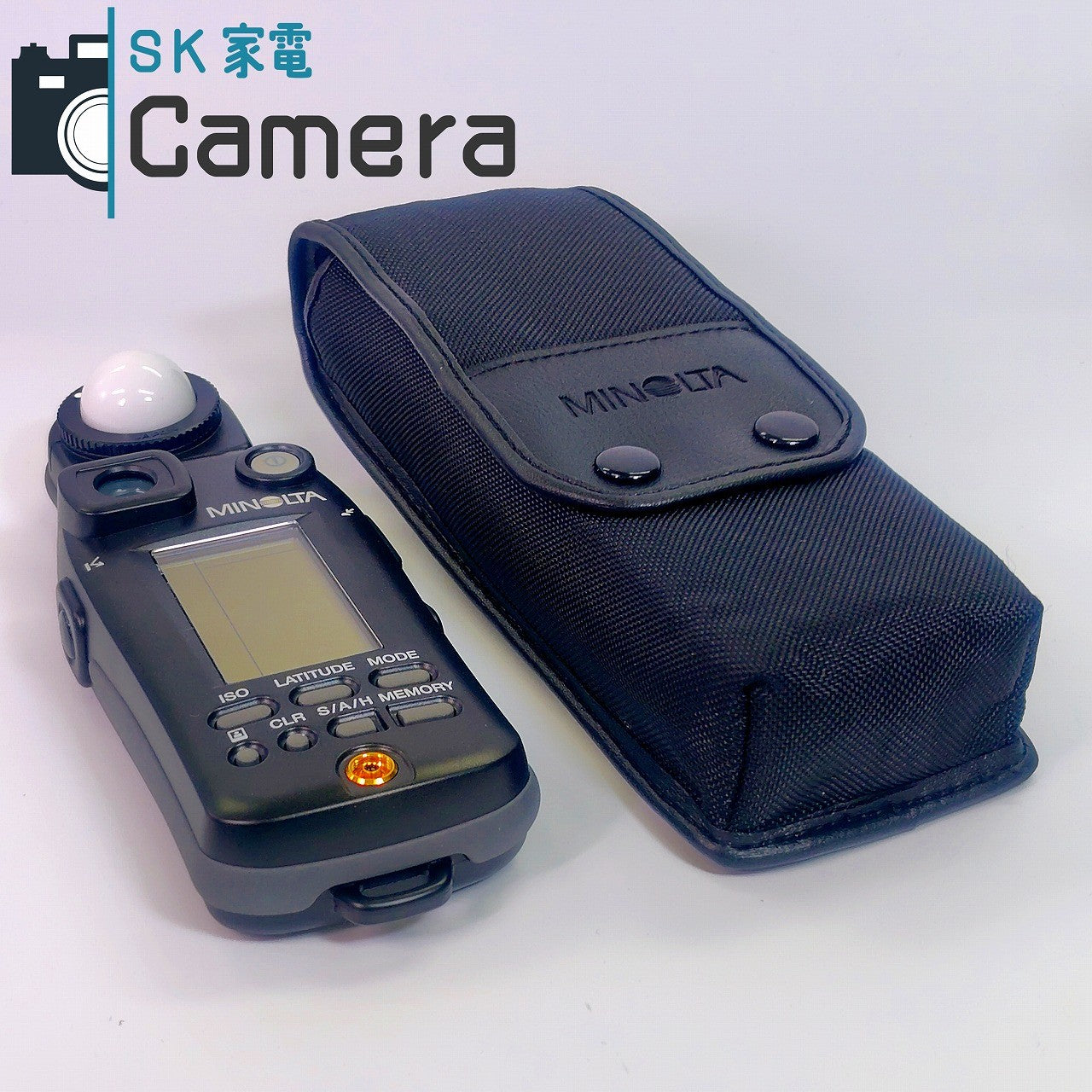 【中古】 MINOLTA FLASH METER Ⅵ ミノルタ フラッシュメーター 6 ケース付 美品