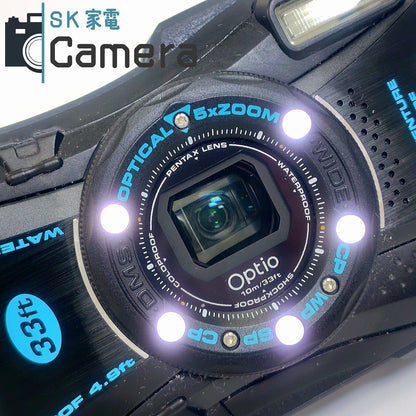 【中古】 PENTAX Optio WG-1 防水 コンパクトデジタルカメラ ペンタックス 電池 充電器付 美品