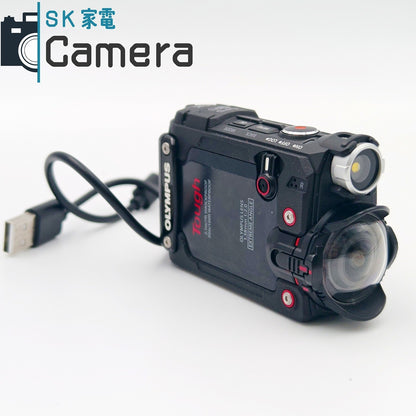 【中古】 OLYMPUS STYLUS Tough TG-TRACKER 電池 USB充電ケーブル付 オリンパス トラッカー