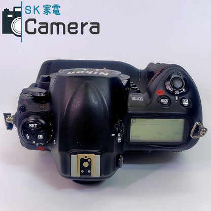 【中古】 Nikon D3 ボディ EN-EL4a 電池 付 良 ニコン