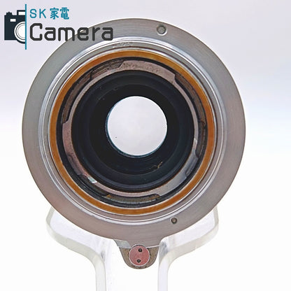 【中古】 Leitz Elmar 5cm F3.5 L39 ライツ エルマー Feet フィルター付 2026年9月レンズ内清掃済