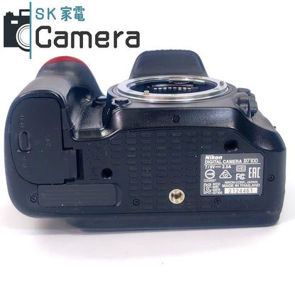 Nikon D7100 ショット数約3300回 電池 充電器付 良品 ニコン