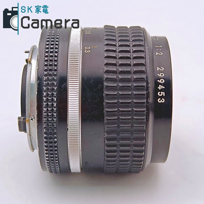 Nikon NIKKOR 35ｍｍ F2 Ai-s ニコン キャップ フィルター 付 並品