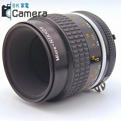 【中古】 NIKON Micro-NIKKOR 55ｍｍ F2.8 Ai-s ニコン キャップ付