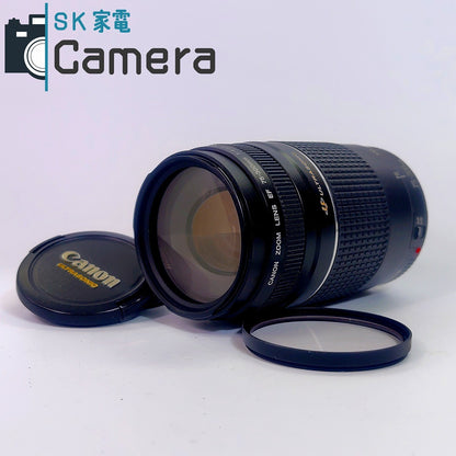 【中古】 Canon EF 75-300ｍｍ F4-5.6 III USM キャノン キャップ フィルター 付