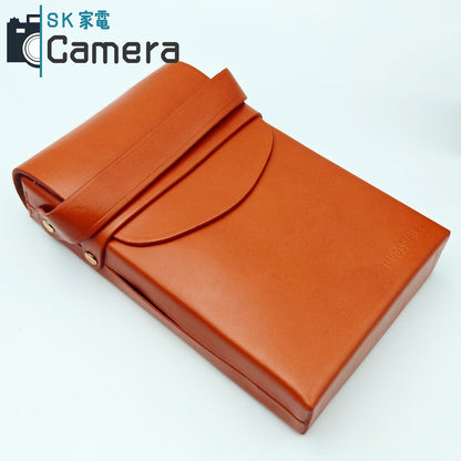 【中古】 POLAROID SX-70 LANDCAMERA IMPOSSIBLE 革ケース バック クロコダイル貼革 NDフィルター付 テスト用にて動作確認済 ポラロイド