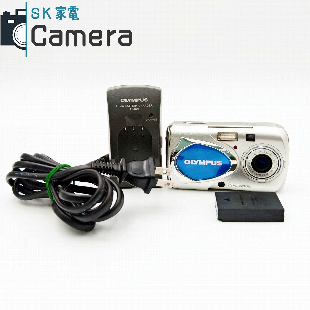【中古】 OLYMPUS μ-15 DIGITAL オリンパス コンパクトデジタルカメラ 充電器付