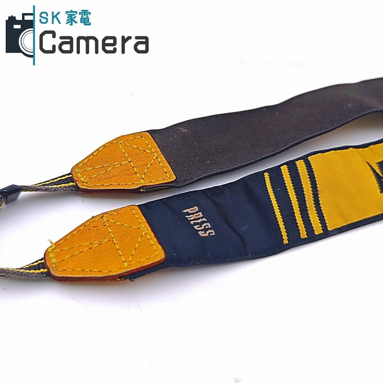 【中古】 Nikon PRESS ストラップ ニコン 報道 希少 STRAP 黄色